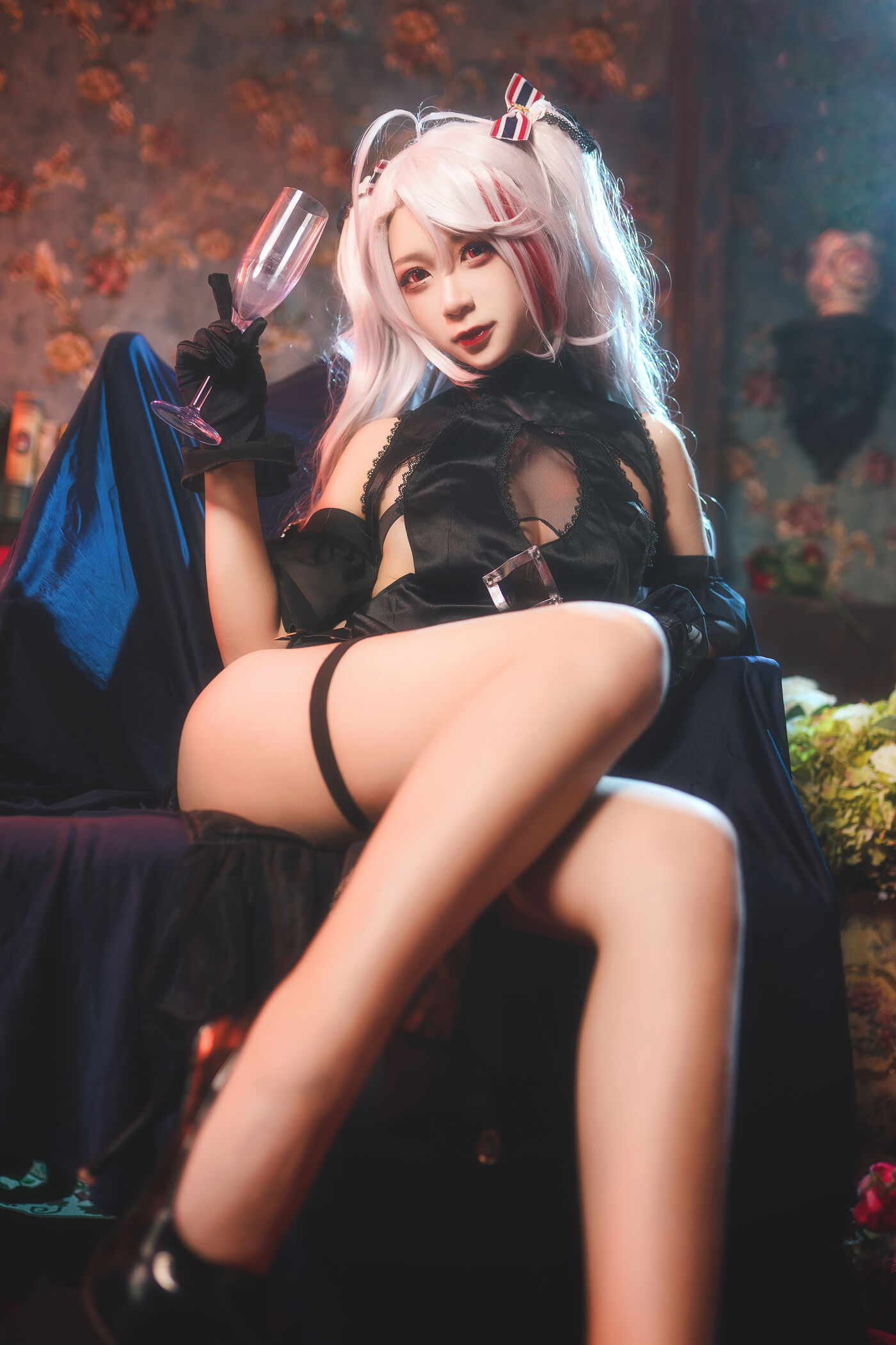 樱落酱 NO.010 欧根礼服 [12P]插图1
